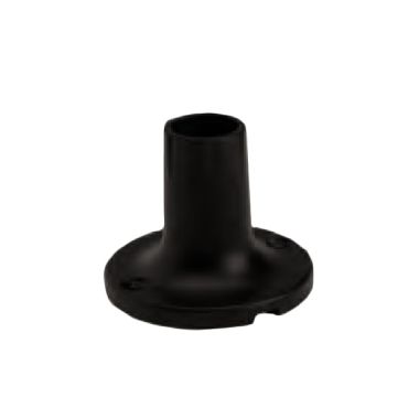 Click here to see Broan HVPFBL Broan-NuTone Post/Rail Deck Mounting Flange, Black - HVPFBL