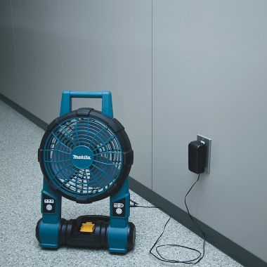 Click here to see Makita BCF201Z Makita BCF201Z 18V LXT Lithium-Ion Cordless Job Site Fan, Tool Only