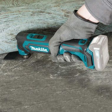 Click here to see Makita MT01Z Makita 12V CXT Lithium-Ion Cordless Oscillating Multi-Tool with Variable Speed and LED Light, Tool Only - MT01Z