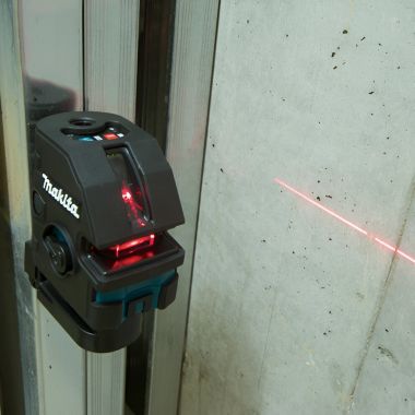 Click here to see Makita SK104Z Makita Self-Leveling Horizontal/Vertical Cross-Line Laser with Magnetic Bracket, 635 nm Class II Laser - SK104Z