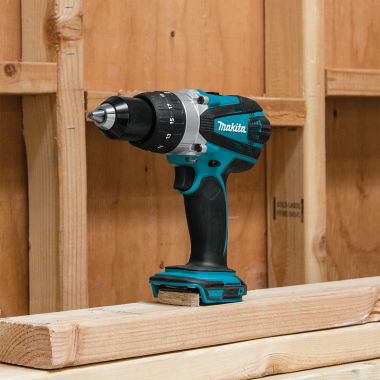 Click here to see Makita XFD03Z Makita 18V LXT lithium-Ion 1/2in Cordless Driver-Drill with Shift-Lock Drive System, 750 in-lbs Max Torque, with LED Lights, Tool Only - XFD03Z
