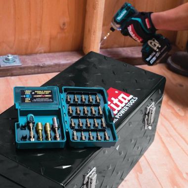 Click here to see Makita B-46919 Makita Impact GOLD 26-Piece Torsion Bit Set with Mag Boost, with Xtreme Torsion Technology - B-46919