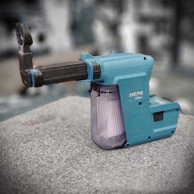 Click here to see Makita DX01 Makita Dust Extractor Attachment with HEPA Filter for SDS-PLUS Rotary Hammers - DX01 
