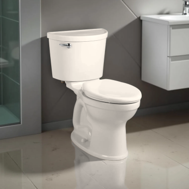 Click here to see American Standard 211AA.004.222 American Standard Champion PRO Elongated Two-Piece Toilet, 1.6 GPF, Linen - 211AA.004.222