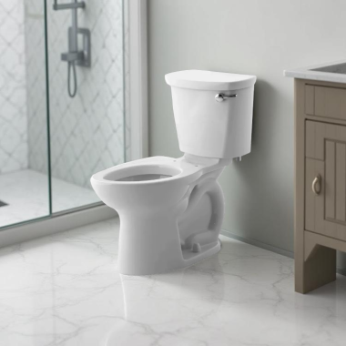 Click here to see American Standard 211AA.005.020 American Standard Champion PRO Right Height Elongated Toilet, 1.6 GPF, PowerWash, EverClean, White - 211AA.005.020