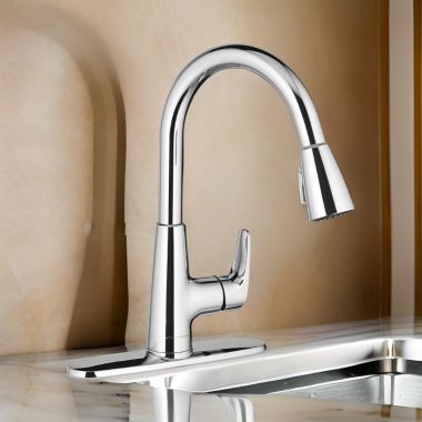 Click here to see American Standard 7074.300.002 American Standard Colony Pro Single-Handle Pull-Down Kitchen Faucet, Chrome - 7074.300.002