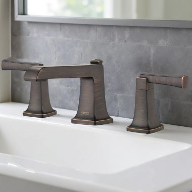 Click here to see American Standard 7353.841.278 American Standard Townsend 8” Widespread Two Handle Bathroom Faucet, Lever Handle, 1.2 GPM, Legacy Bronze - 7353841.278
