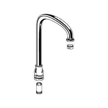 Click here to see American Standard 060477-002150A American Standard 060477-002150A Hampton Spout Assembly for Bar Faucet, 1.5 gllns