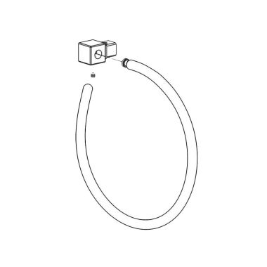 Click here to see American Standard M962115-0020A American Standard Town Hall Square Wall Mounted Hand Towel Ring, Ginger, Chrome - M962115-0020A