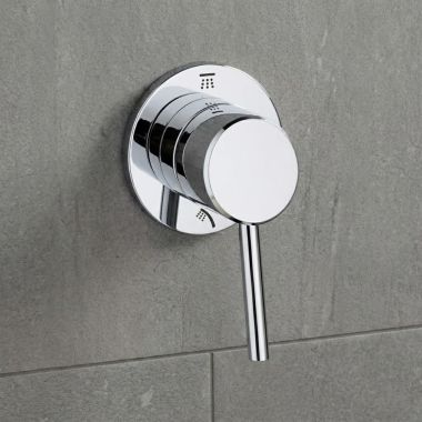 Click here to see Grohe 29108001 GROHE Concetto 2-Way Diverter Trim for Shower/Hand Shower, Lever Handle, StarLight Chrome - 29108001