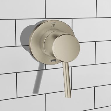 Click here to see Grohe 29104EN1 Grohe Concetto 2-Way Diverter Trim for Tub/Shower, Lever Handle, Brushed Nickel - 29104EN1