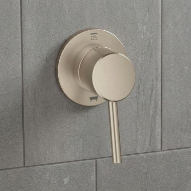 Click here to see Grohe 29104EN1 GROHE Concetto 2-Way Diverter Trim for Tub/Shower, Lever Handle, Brushed Nickel - 29104EN1