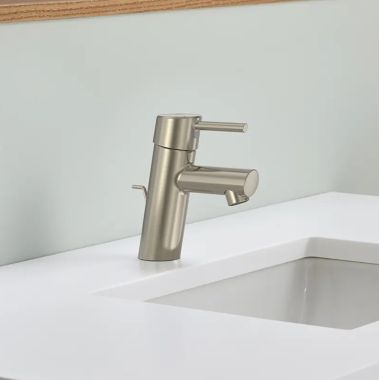Click here to see  34270ENA GROHE CONCETTO 1.2 GPM One-Handle S-Size Bathroom Faucet with Drain Assembly and Lever Handle, Brushed Nickel - 34270ENA