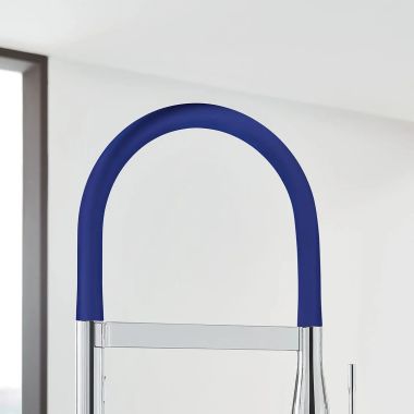 Click here to see Grohe 30321TY0 GROHE GROHFLEXX Kitchen Hose Spout for Essence Faucets, Blue - 30321TY0 