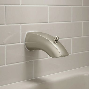 Click here to see Grohe 13356EN2 GROHE Eurosmart Tub Spout with Diverter, Brushed Nickel - 13356EN2