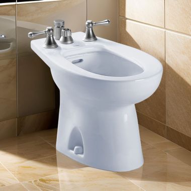 Click here to see Toto BT500B#01 Toto Piedmont Vertical Spray Bidet, Cotton White - BT500B#01