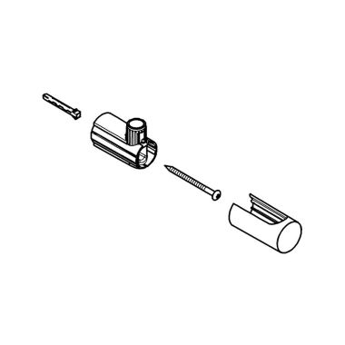 Click here to see Grohe 48095000 Grohe 48095000 Shower Bar Holder in StarLight Chrome