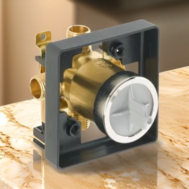 Click here to see Delta R10000-UN Delta R10000-UN MultiChoice Universal Tub/Shower Rough-In Valve, 1/2
