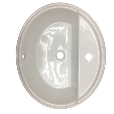 Click here to see Kohler 2991-1-0 Kohler Tresham Drop-In Bathroom Sink, Rectangular, Raised Rim, Single Hole, Vitreous China, White - K-2991-1-0