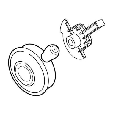 Click here to see Delta RP51424SS Delta RP51424SS Brilliance Stainless Knob and Cover Set - Part