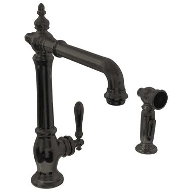 Click here to see Kohler 99265-2BZ Kohler Artifacts Single Handle High Arc Kitchen Faucet w/ Side Spray, Oil Rubbed Bronze - K-99265-2BZ