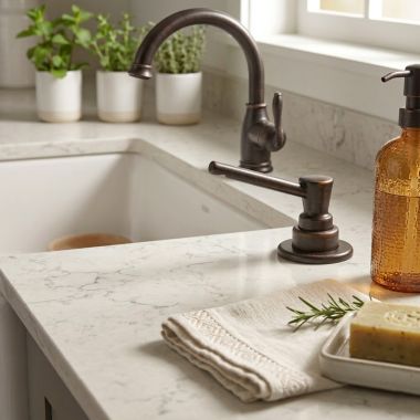 Click here to see DELTA RP1001RB Delta Soap / Lotion Dispenser, 13 oz, Venetian Bronze - RP1001RB