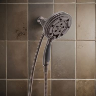 Click here to see Brizo 86200-RB-2.5 Brizo Essential Multi-Function Hydrati 2-in-1 Shower, Traditional, MagneDock, 2.5 GPM, Venetian Bronze - 86200-RB-2.5