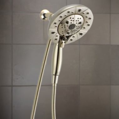 Click here to see Brizo 86220-PN Brizo Essential Multi-Function Hydrati 2-in-1 Shower, MagneDock, WaterSense, 1.75 GPM, Brilliance Polished Nickel - 86220-PN