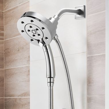 Click here to see Brizo 86275-PC-2.5 Brizo Hydrati 2-in-1 Multi-Function Shower, MagneDock, H2Okinetic, 2.5 GPM, Polished Chrome - 86275-PC-2.5