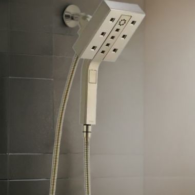 Click here to see Brizo 86280-BN Brizo Essential Hydrati 2-in-1 Multi-Function Shower, MagneDock, H2Okinetic, 1.75 GPM, Brilliance Brushed Nickel - 86280-BN