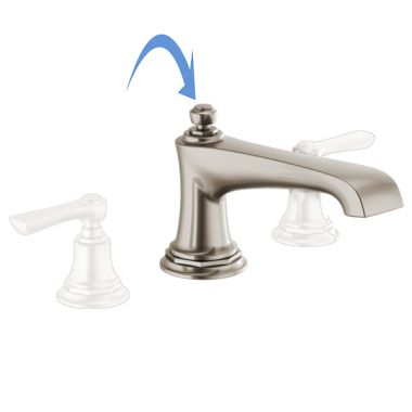 Click here to see Brizo T67360-NKLHP Brizo Rook Two-Handle Deck-Mount Roman Tub Faucet Trim, 3-Hole, Ceramic Cartridge, Less Handles, Brilliance Luxe Nickel - T67360-NKLHP