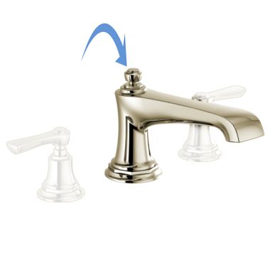 Click here to see Brizo T67360-PNLHP Brizo Rook Two-Handle Deck-Mount Roman Tub Faucet Trim, 3-Hole, Ceramic Cartridge, Less Handles, Brilliance Polished Nickel - T67360-PNLHP