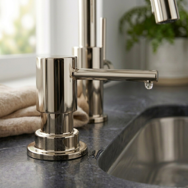 Click here to see  RP79275PN Brizo Solna Soap/Lotion Dispenser, Brilliance Polished NIckel - RP79275PN