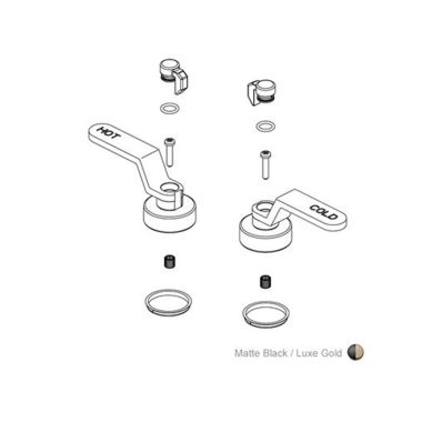 Click here to see Brizo RP91776PN Brizo RP91776PN Litze Industrial Handle Kit, Polished Nickel