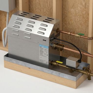 Click here to see Mr. Steam MX5EC1 Mr. Steam eSeries 24kW Steam Bath Generator, Single Phase, 240V - MX5EC1
