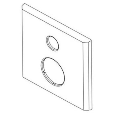 Click here to see Delta RP91917 Delta RP91917 Pivotal Escutcheon for 3-Setting Diverter - T14 Integrated Series, Chrome