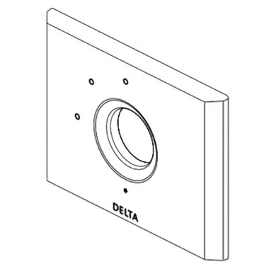 Click here to see Delta RP91936 Delta RP91936 Pivotal Escutcheon for 3-Setting Diverter - Chrome