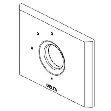 Click here to see Delta RP91936BL Delta RP91936BL Pivotal Escutcheon for 3-Setting Diverter - Matte Black