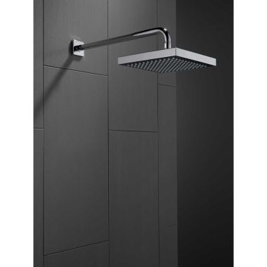 Click here to see Delta RP50841 Delta Universal Showering Single-Setting Raincan Shower Head with Touch-Clean Nozzles, Square Head, 2.5 GPM, Chrome - RP50841