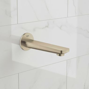 Click here to see Grohe 13381EN1 GROHE Lineare Wall-Mount Tub Spout with 6-11/16