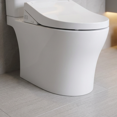 Click here to see Toto CT446CUFGT40#01 Toto Aquia IV Bowl Only, CeFiOntect Glaze, DynaMax, Elongated, Vitreous China, Cotton White - CT446CUFGT40#01