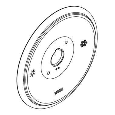 Click here to see Moen 185834BN Moen 185834BN Moentrol Escutcheon, Brushed Nickel
