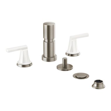 Click here to see Brizo 68498-NKLHP Brizo Levoir Bidet Faucet, Less Handles, Brilliance Luxe Nickel - 68498-NKLHP