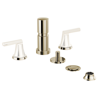 Click here to see Brizo 68498-PNLHP Brizo Levoir Bidet Faucet, Less Handles, Brilliance Polished Nickel - 68498-PNLHP