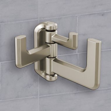 Click here to see Brizo 693597-NK Brizo Levoir Triple-Hinged Robe Hook, Brilliance Luxe Nickel - 693597-NK