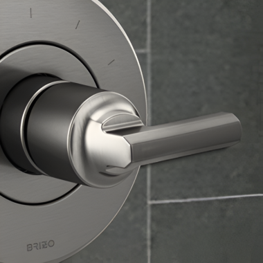 Click here to see Brizo HL6698-SL Brizo Levoir Lever Handle Kit for Sensori Thermostatic Valve Trim, Brilliance Luxe Steel - HL6698-SL