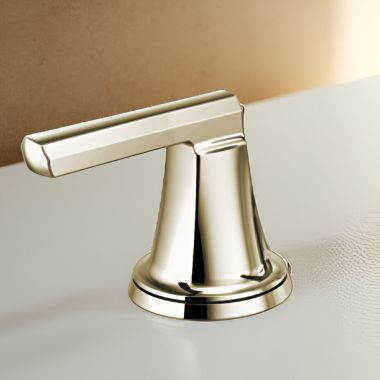 Click here to see Brizo HL698-PN Brizo Levoir Lever Handle Kit for Roman Tub Faucet, Brilliance Polished Nickel - HL698-PN