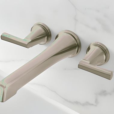 Click here to see Brizo HL7098-NK Brizo Levoir Two-Handle Wall Mount Tub Filler Lever Handle Kit, Brilliance Luxe Nickel - HL7098-NK