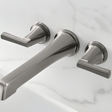 Click here to see Brizo HL7098-SL Brizo Levoir Two-Handle Wall Mount Tub Filler Lever Handle Kit, Brilliance Luxe Steel - HL7098-SL