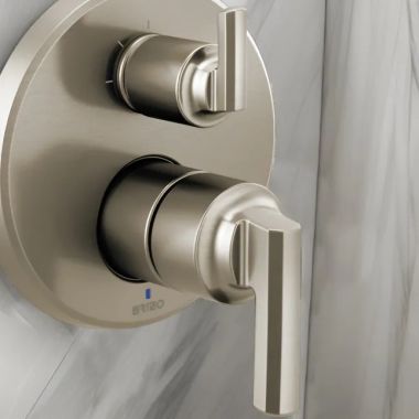 Click here to see Brizo HL75P98-NK Brizo Levoir Lever Handle Kit for Pressure Balance Valve with Integrated Diverter Trim, Brilliance Luxe Nickel - HL75P98-NK